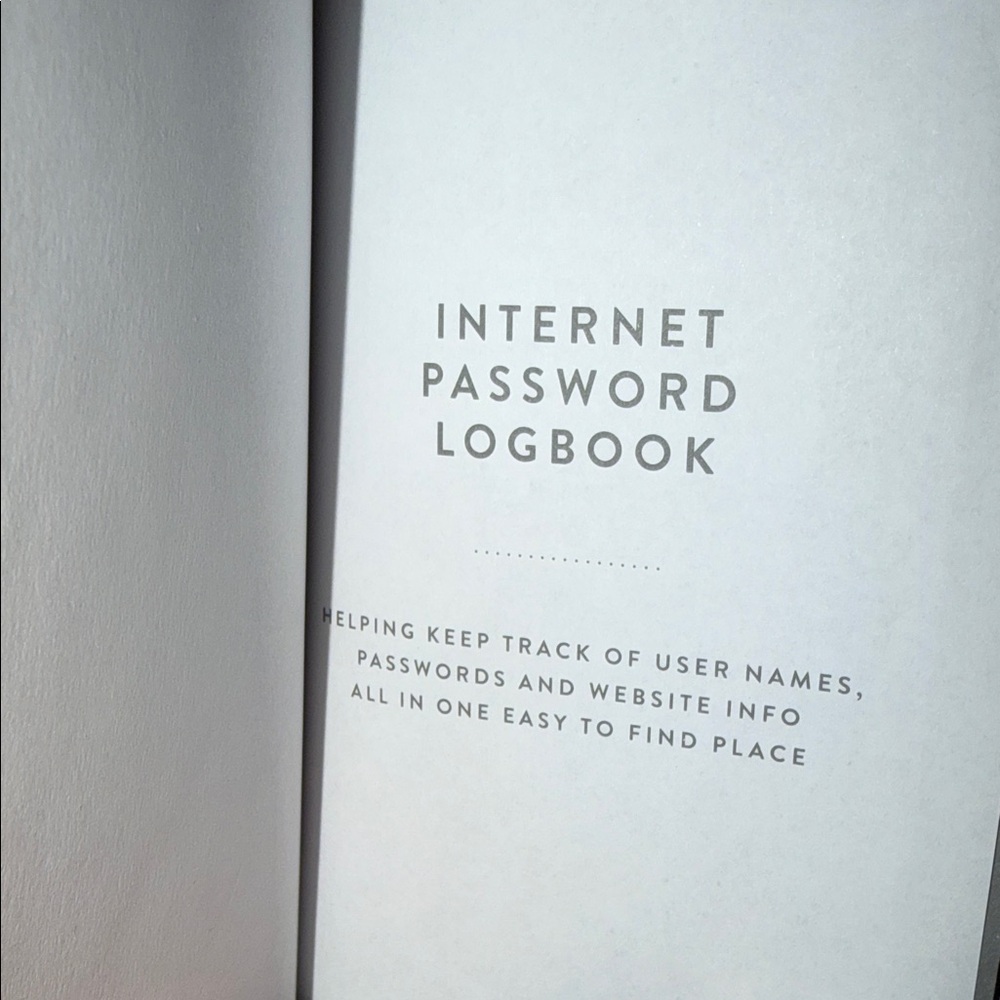 Dad's Password Book - Picture 2 of 9